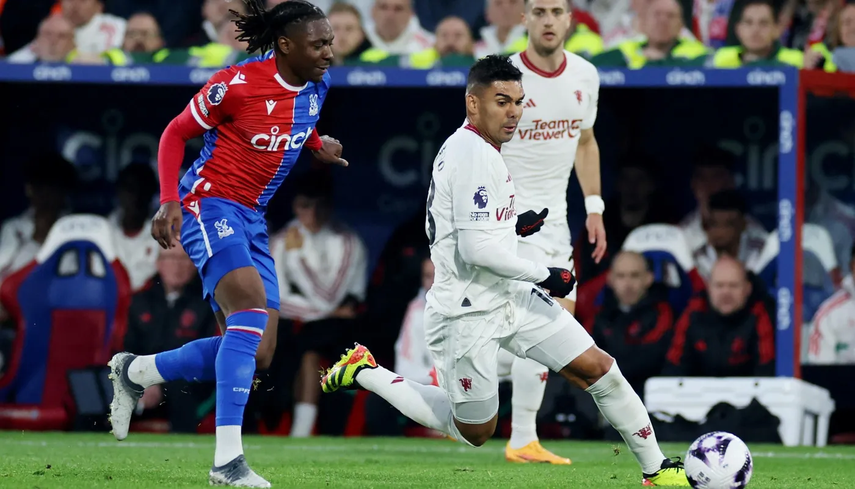 El Manchester United fue goleado en el Selhurst Park