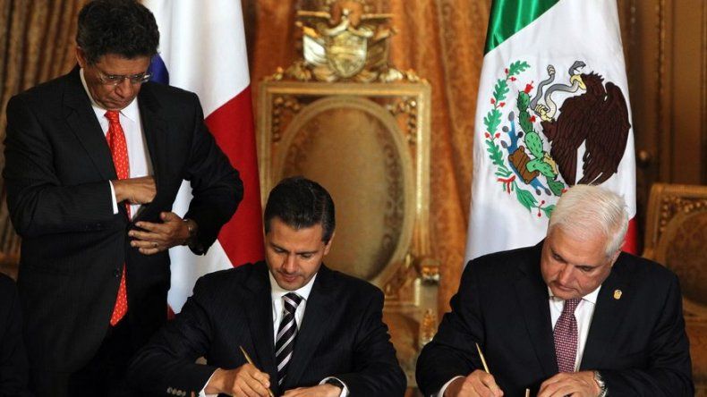 Martinelli y Peña Nieto se comprometen a firmar TLC antes de fin de año
