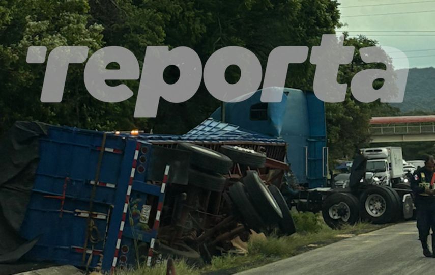 Accidente en Loma Campana tras volcamiento de un camión genera congestión vehicular