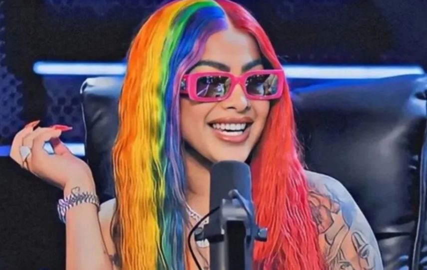 Yailin da la cara asegurando que Tekashi no la ha golpeado