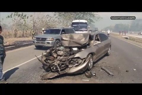 Accidente múltiple en Interamericana paraliza tráfico hacia el interior