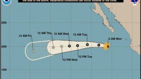 La particularidad de Marty es que es un ciclón nacido a partir de los remanentes del ciclón Grace, que la pasada semana azotó varios estados de México.