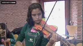 La orquesta de niños que transformó la basura en música debuta en Madrid