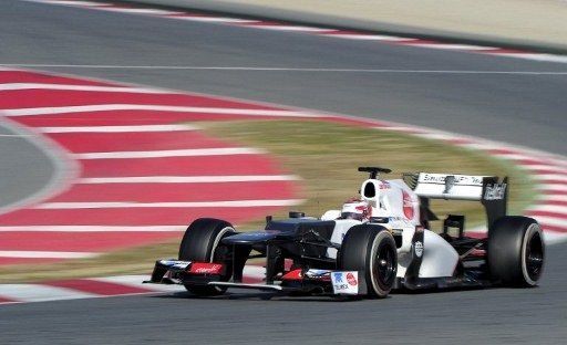 Kobayashi cierra ensayos de la F1 con el mejor tiempo
