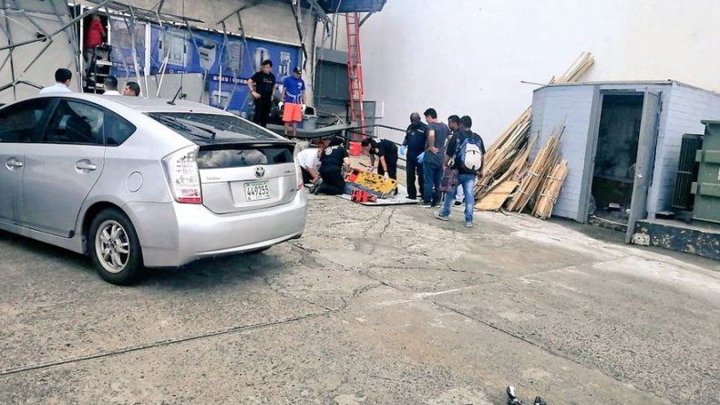Un herido dejó colapso de techo frente a Plaza Mirage