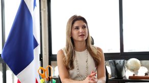 La canciller de Panamá, Erila Mouynes.