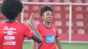 Marta Cox, una de las mayores figuras de la selección femenina de Panamá.