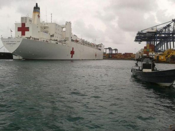 Llega a Panamá el Barco Hospital, colonenses recibirán atención gratuita