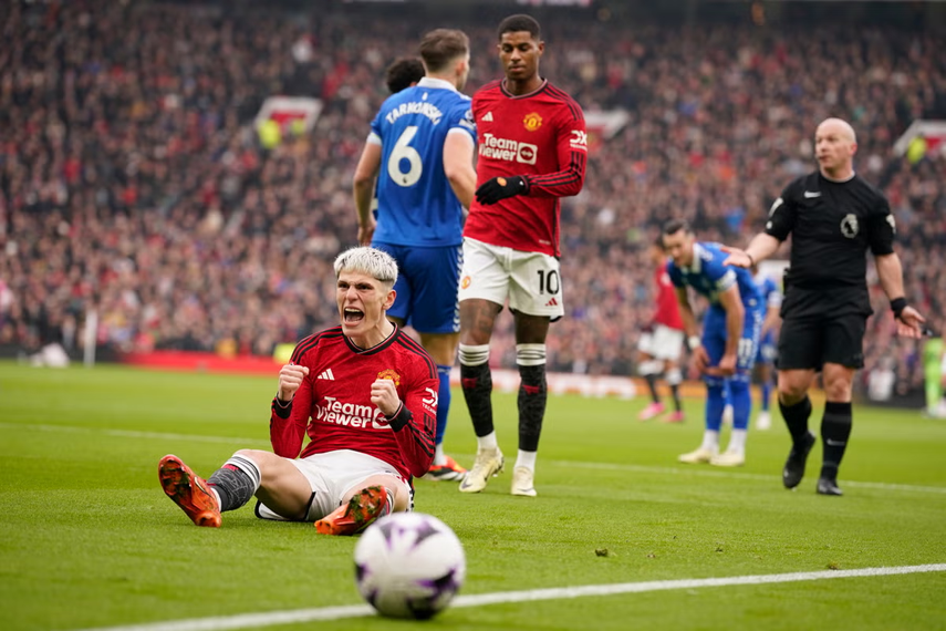 El Manchester United se impuso ante el Everton en la fecha 28 de la Premier