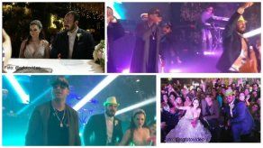 Puertorriqueño Wisin amenizó la boda de Carolina Martinelli