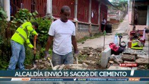 Alcaldía de San Miguelito inicia reparaciones en Calle Turín tras denuncia de moradores