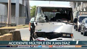 Triple colisión en vía Tocumen deja seis lesionados