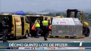 Llega a Panamá nuevo lote de la vacuna de Pfizer con 108