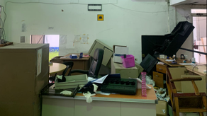 Vandalizan oficinas de Sinaproc Vandalizan oficinas de Sinaproc