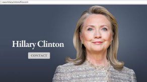 Hillary Clinton lanza una nueva página web
