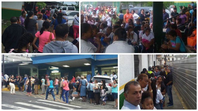 Largas filas en instalaciones de salud para colocarse la vacuna contra la influenza
