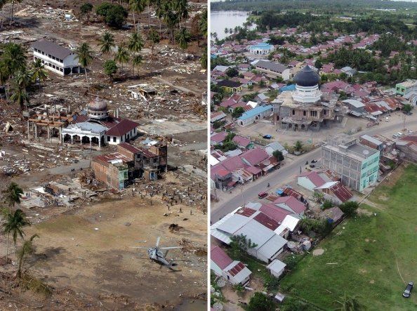 India: antes y después del tsunami del 2004