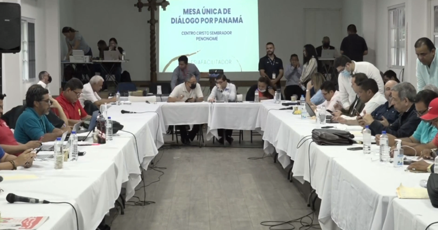 Mesa única de diálogo en Penonomé.