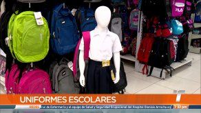 Comercios ofrecen variedad de uniformes y útiles previo al inicio del año escolar