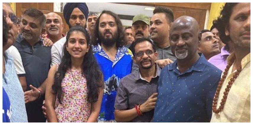 Anant Ambani y Radhika Merchant en Panamá.