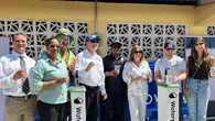 Alcaldía de Panamá instala máquina dispensadora de agua potable del aire en la Isla de Pedro González. Alcaldía de Panamá instala máquina dispensadora de agua potable del aire en la Isla de Pedro González.
