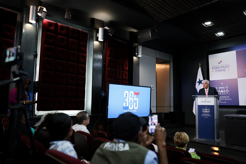 Conferencia de prensa del Presidente Mulino