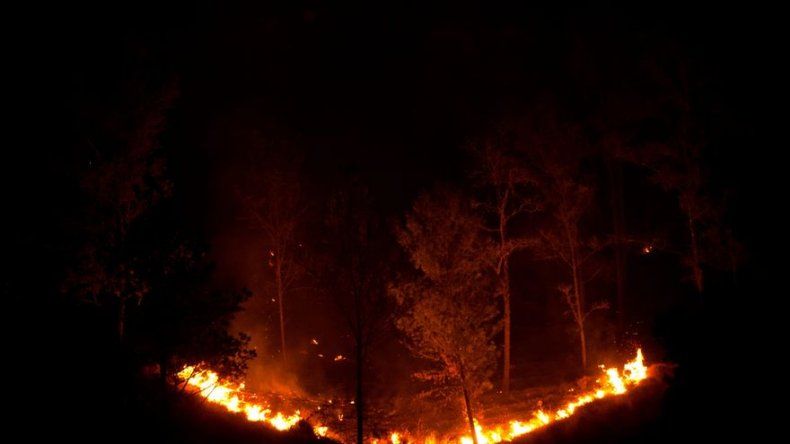 Incendio forestal afecta zona montañosa dominicana