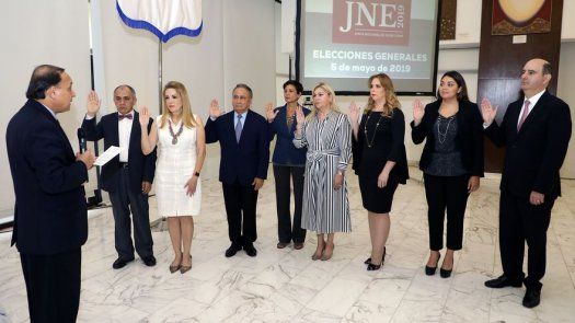 Toma de posesión de la Junta Nacional de Escrutinio para las elecciones de mayo 2019