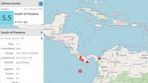 Reporte oficial revisado del sismo que se registró este 1 de junio en el Pacífico panameño. Reporte oficial revisado del sismo que se registró este 1 de junio en el Pacífico panameño.