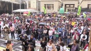 Miles protestan en Colombia contra gobierno de Iván Duque