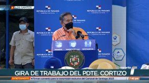 Presidente Cortizo realizó gira en la provincia de Los Santos