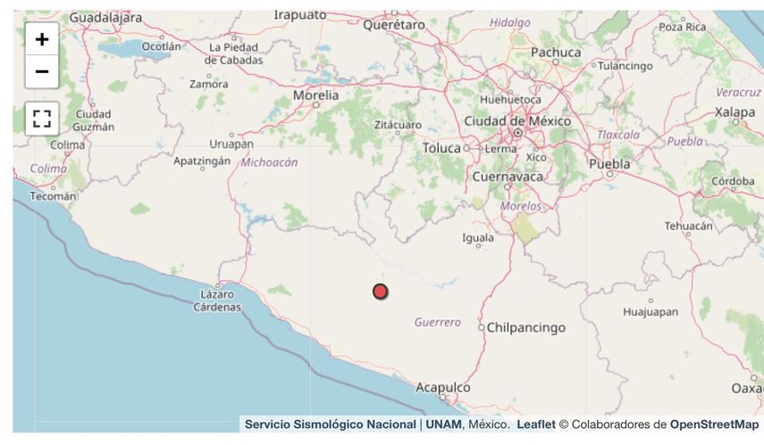 Un sismo de magnitud 5