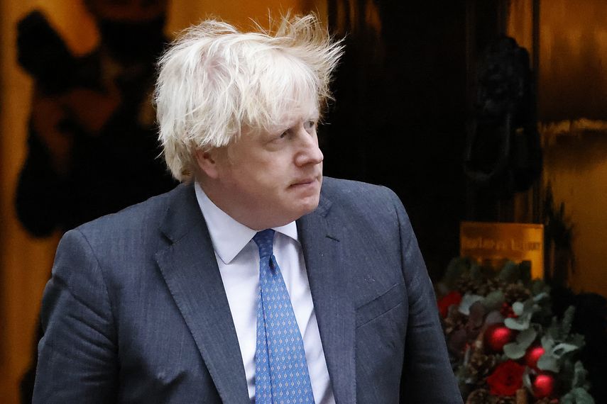 El primer ministro Boris Johnson﻿.