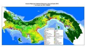 Panamá presenta nuevo mapa nacional de cobertura boscosa y uso de la tierra