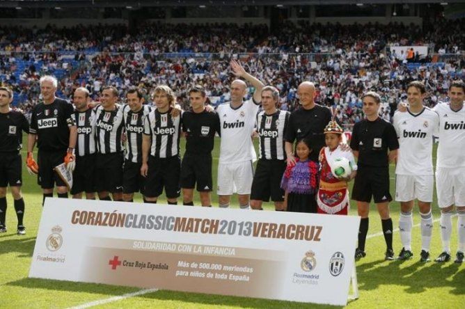 Leyendas del Real Madrid Vs Juventus