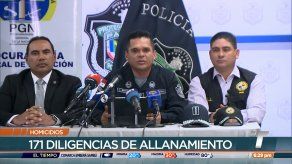 Autoridades detallan resultados de operativos ante incremento de homicidios
