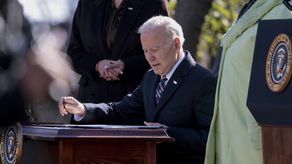 El presidente de Estados Unidos, Joe Biden﻿.