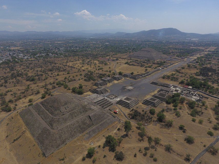 Zona arqueológica de Teotihuacan.