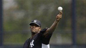 Sabathia lanza desde montículo