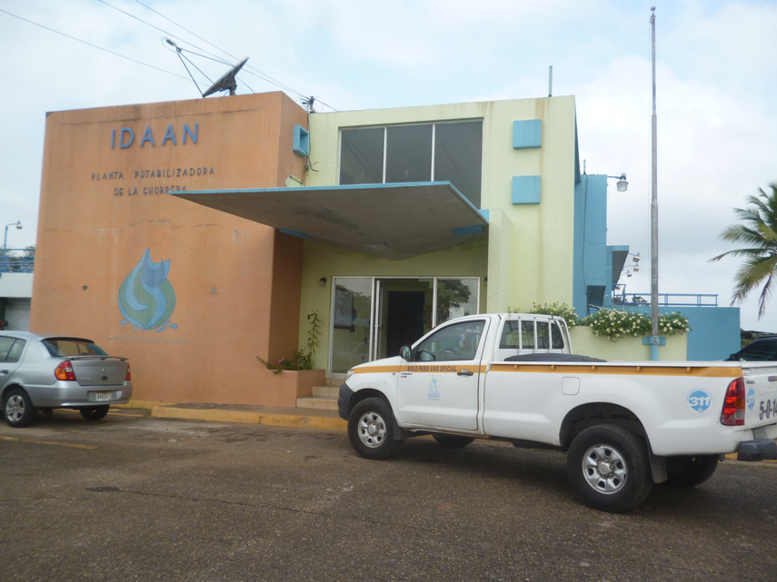 Sede del IDAAn, planta potabilizadora Jaime Díaz Quintero, en el Distrito de la Chorrera.