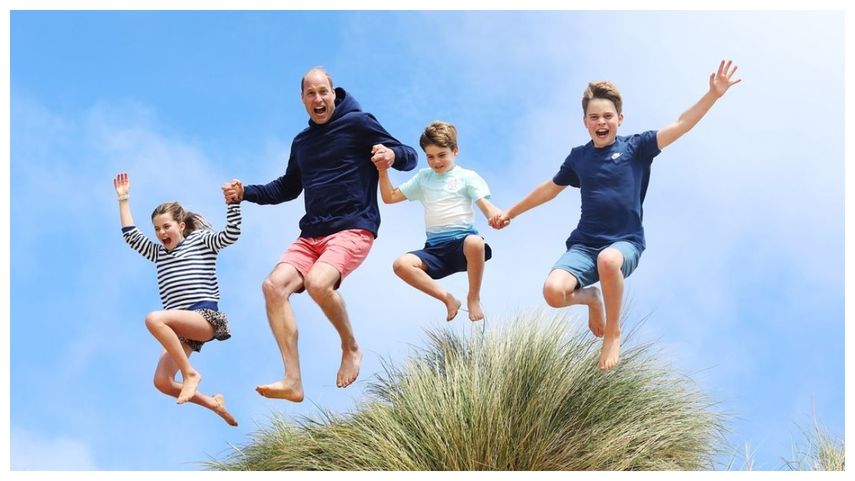 William de Gales y sus hijos.