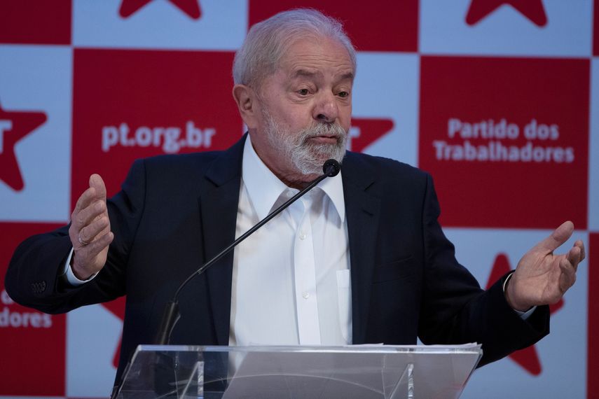 El expresidente brasileño Luiz Inácio Lula da Silva.