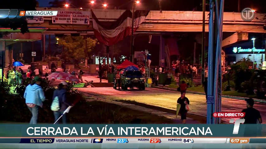 Minera Panamá ¡En Vivo!: Interamericana cerrada en Capira
