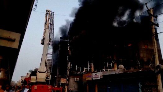 Incendio mortal en Nueva Delhi