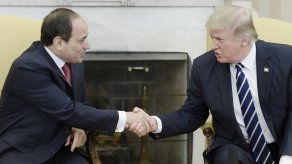 Trump alaba a presidente egipcio