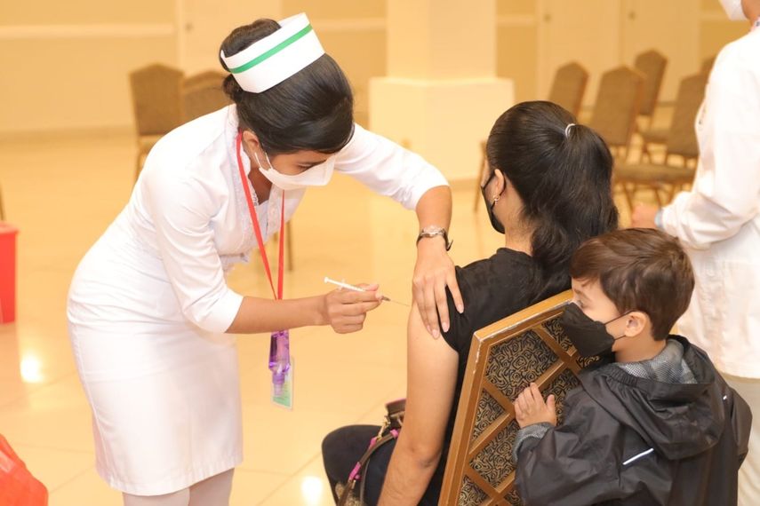 Jornada de vacunación en el Hotel El Panamá.