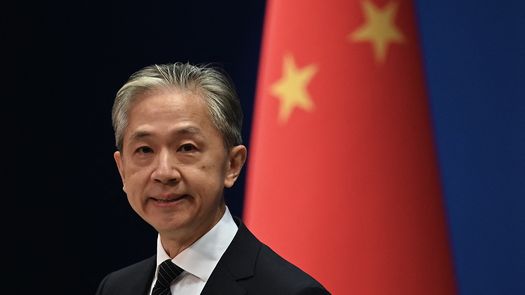 El portavoz del Ministerio de Relaciones Exteriores de China, Wang Wenbin.