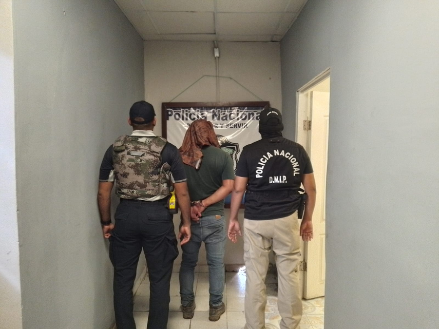 Policía Nacional aprehende a sujeto vinculado a un secuestro.