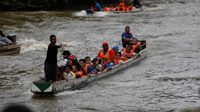 Migración irregulapor el Parque Nacional del Darién
