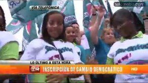 CD busca superar al PRD en cifra de inscritos este fin de semana